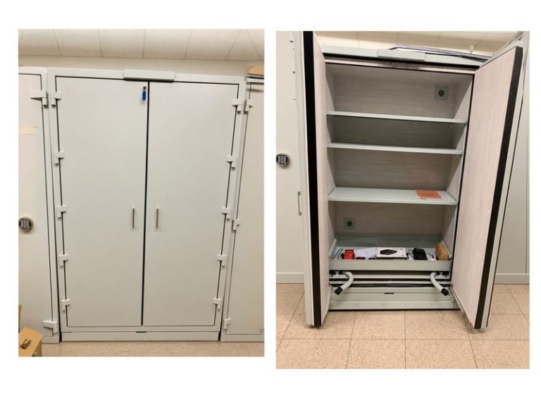 TRESOR 6: Akku/Batterie-Lagerschrank